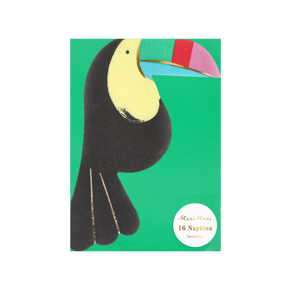 Meri Meri Napkins, Toucan - 16 pcs.