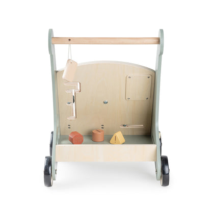 Sebra Wooden Walker with Activities, Car
