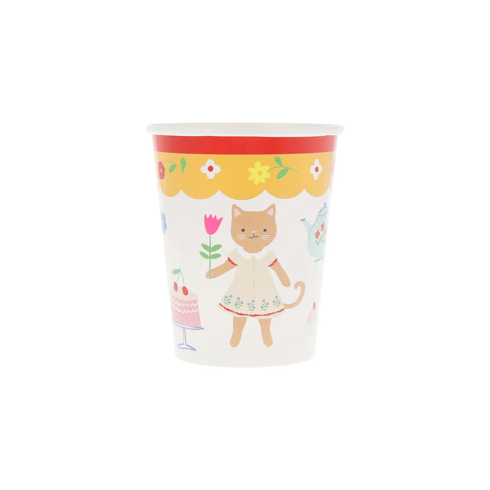 Meri Meri Paper Cups, Kitten Club - Set of 8