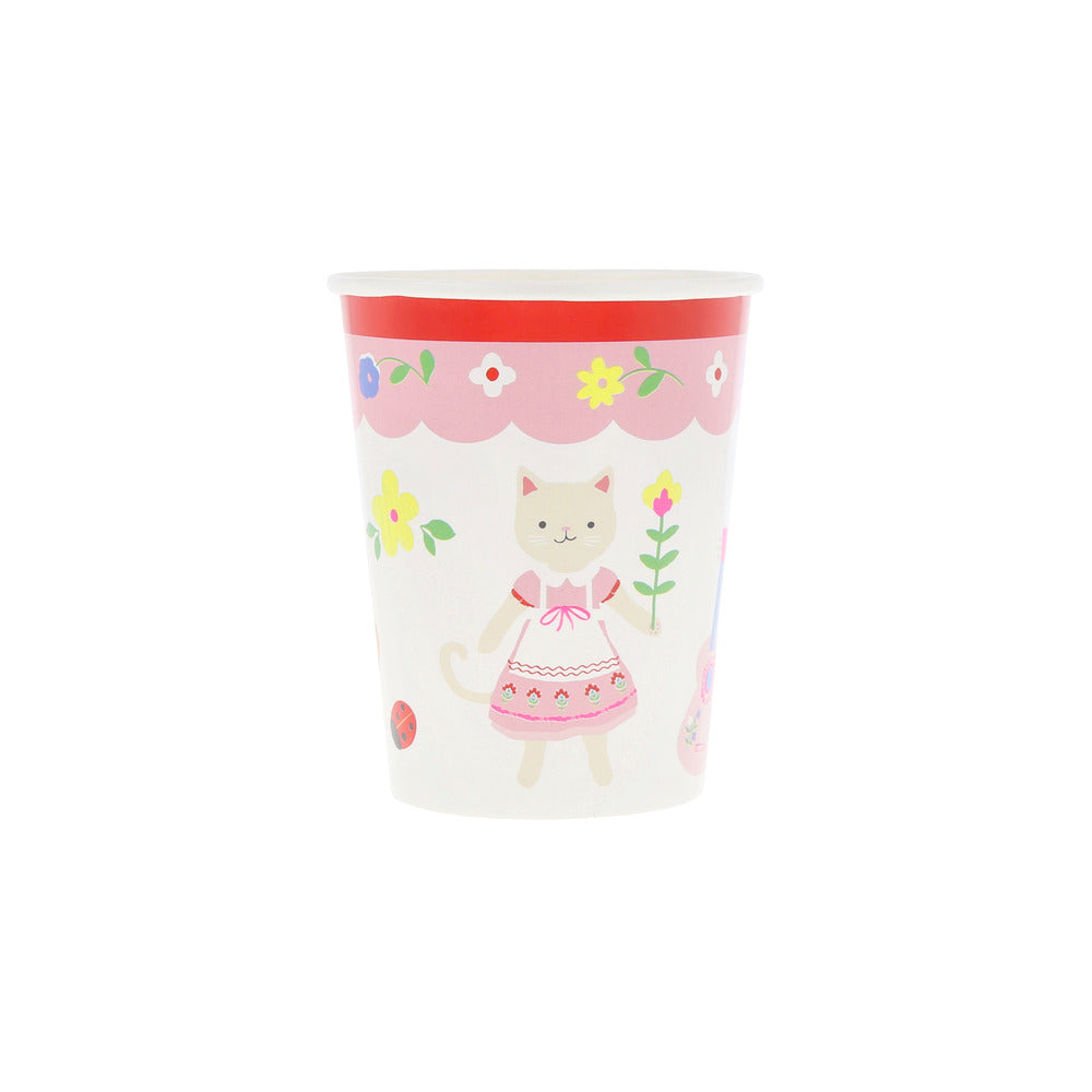 Meri Meri Paper Cups, Kitten Club - Set of 8