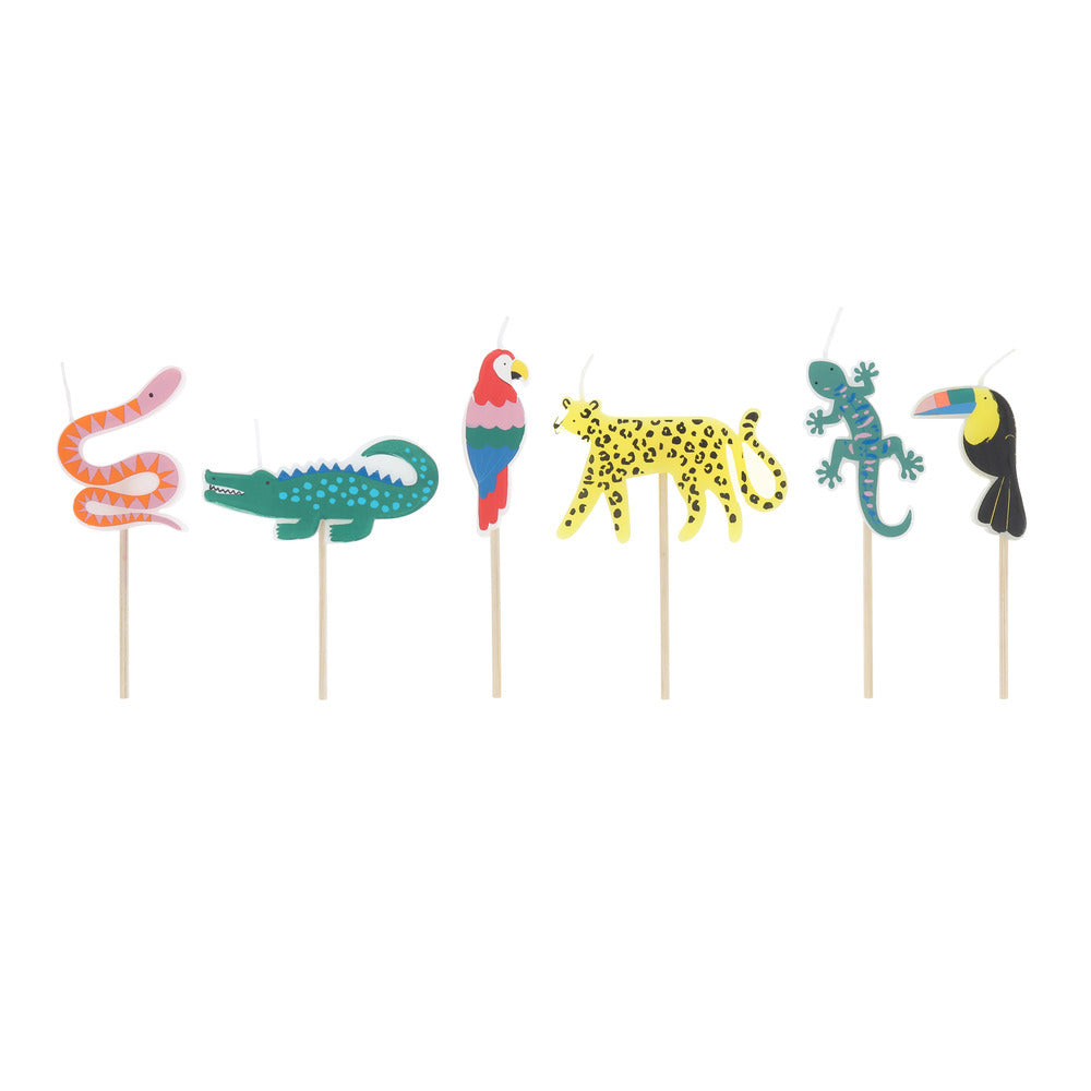 Meri Meri Cake Candles, Jungle