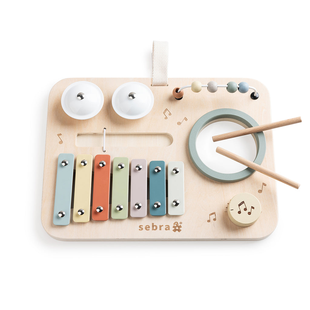 Sebra Wooden Activity Panel with Musical Features