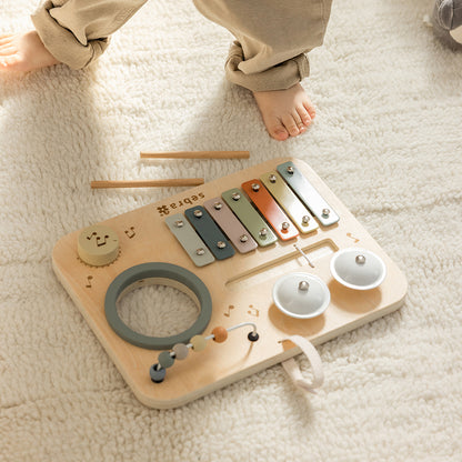 Sebra Wooden Activity Panel with Musical Features