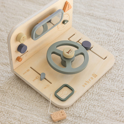 Sebra Wooden Activity Panel, Car