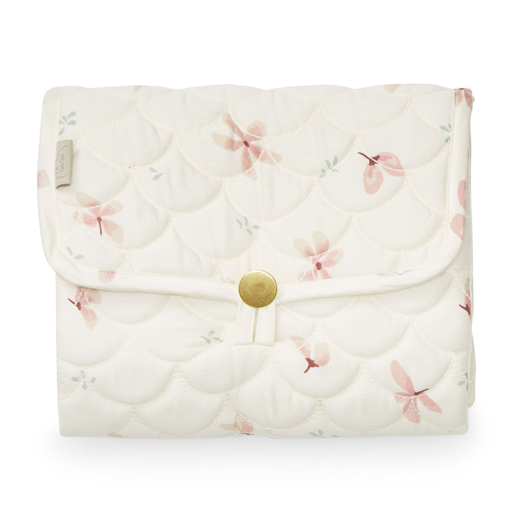 Cam Cam Changing Mat, Quilted - Windflower Creme