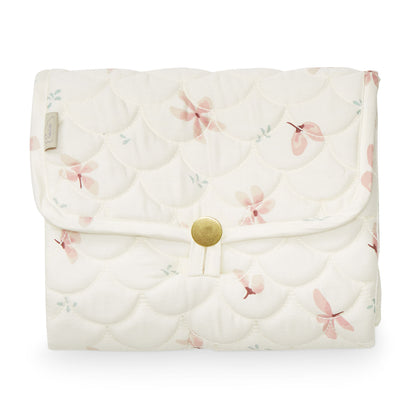 Cam Cam Changing Mat, Quilted - Windflower Creme
