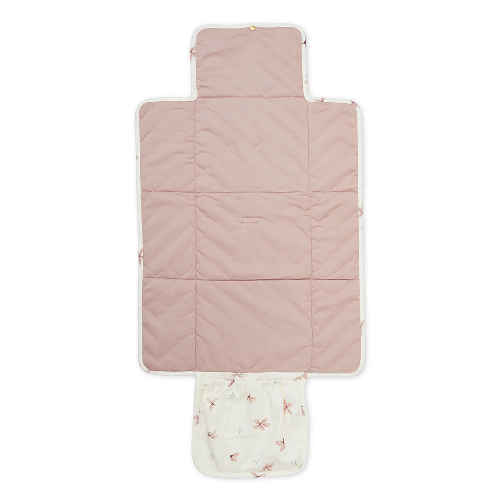 Cam Cam Changing Mat, Quilted - Windflower Creme