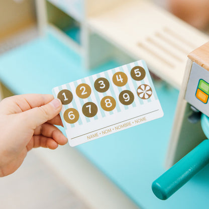 Melissa &amp; Doug Wooden Play Food Set, Barista Coffee Bar – 35 Pieces