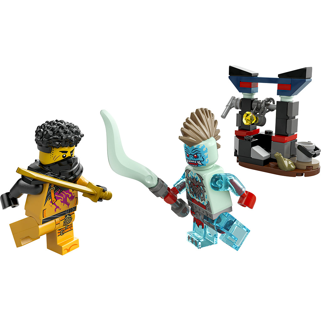 LEGO® NINJAGO® Battle Between Arin and a Dragonian