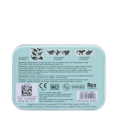 Rex London Bandages, 30 Pieces - Prehistoric Land