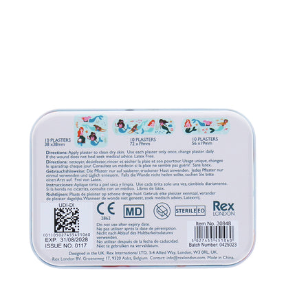 Rex London Bandages, Set of 30 - Mermaid Design