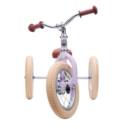 Trybike Tricycle Balance Bike, Vintage Purple with Retro Look