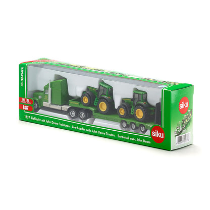 Siku Low Loader with John Deere Tractors 1:87