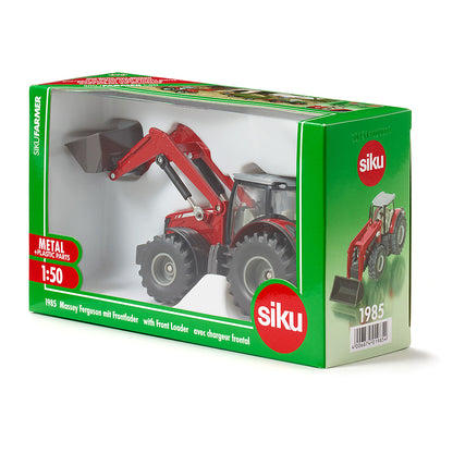 Siku Massey Ferguson Tractor with Front Loader, 1:50 Scale