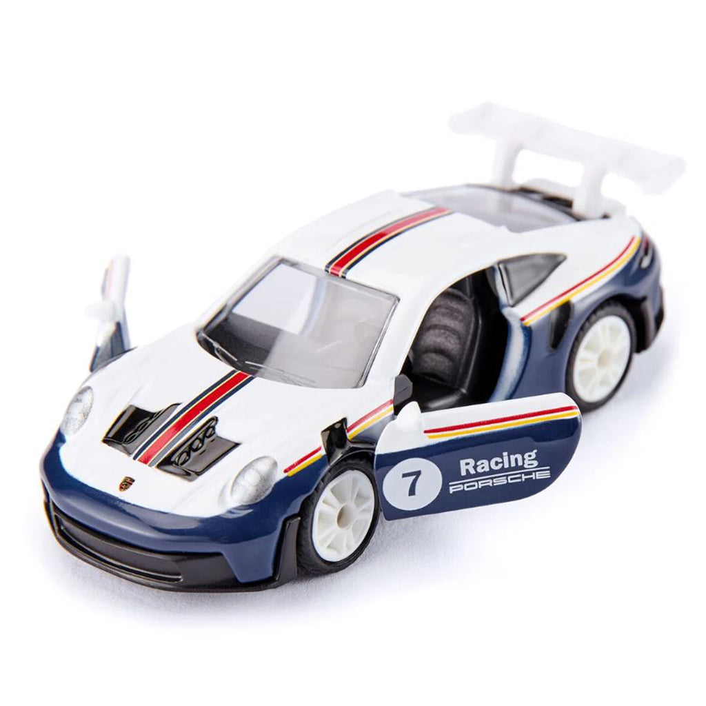 Siku VW ID Buzz with Porsche 911 GT3 – size 22.6 × 7.5 cm