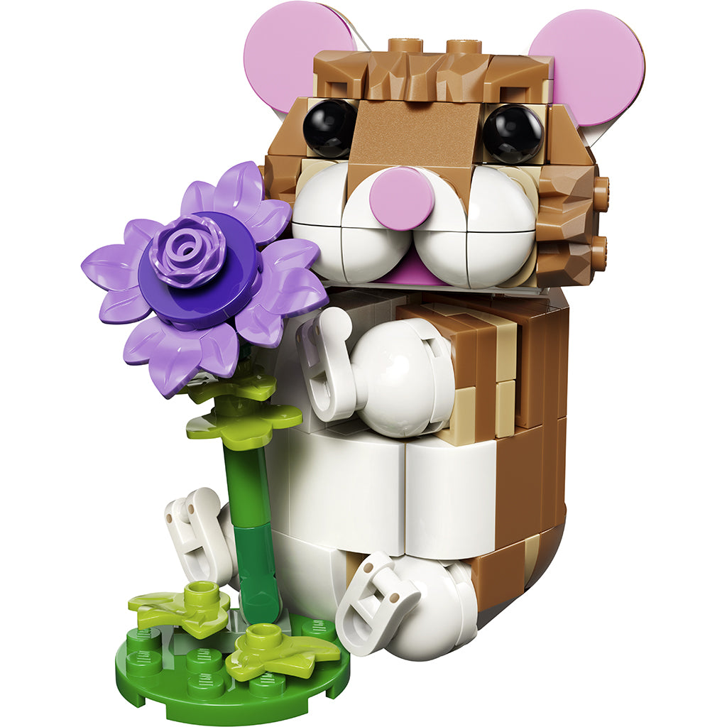 LEGO® Creator 3-in-1, Adorable Hamster with Flower