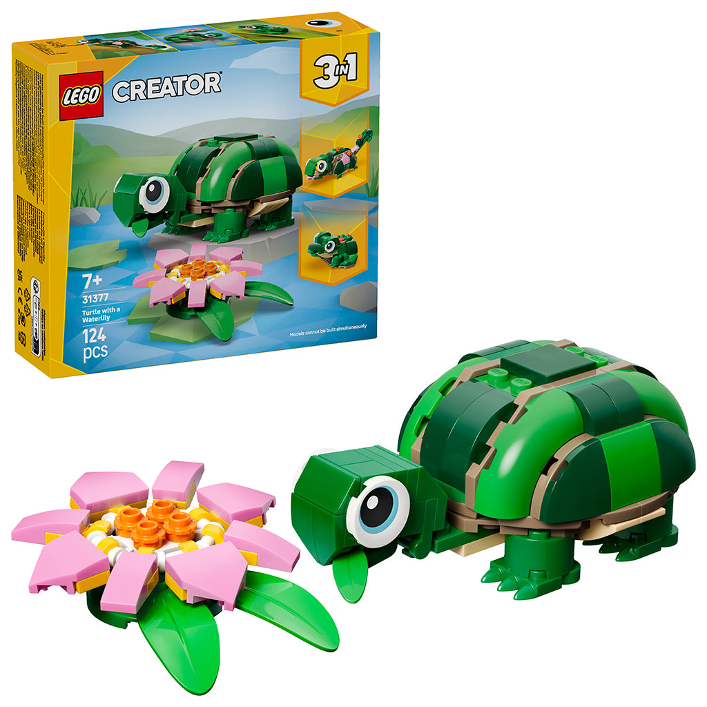 LEGO® Creator 3-in-1, Turtle with Water Lily