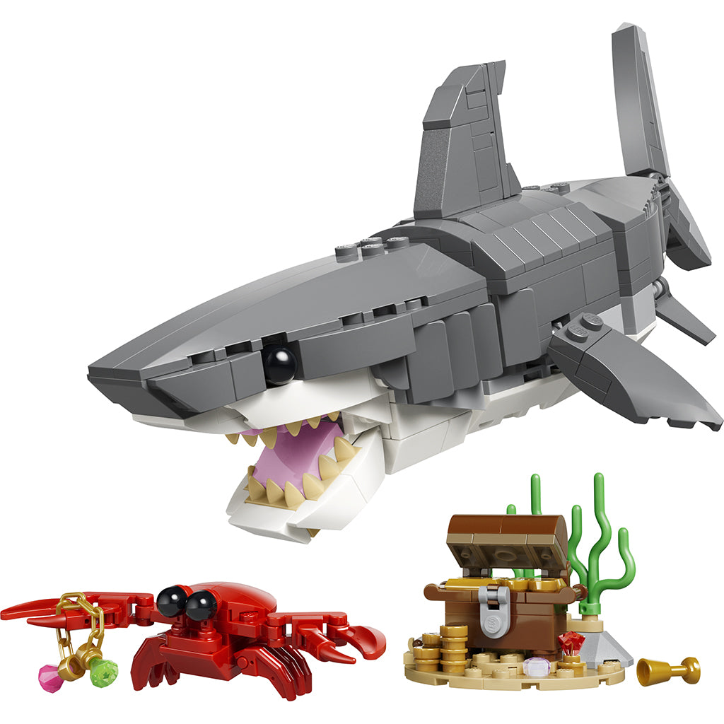 LEGO® Creator 3-in-1, Fearsome Shark with Treasure Chest