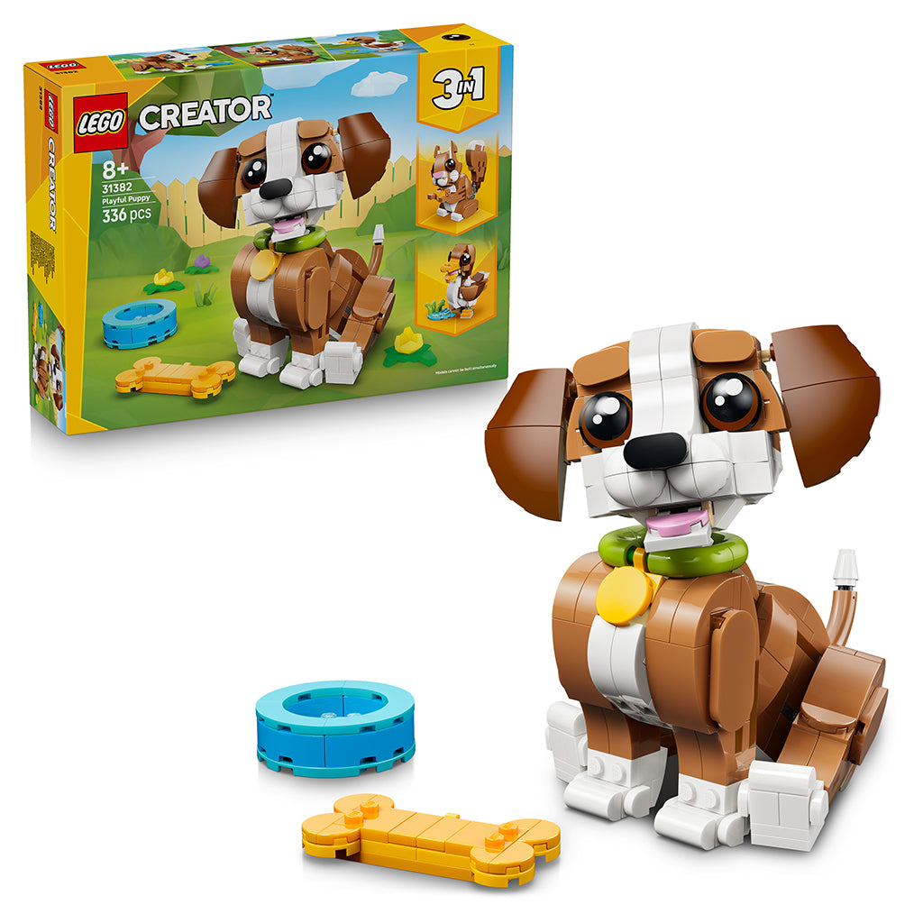 LEGO® Creator 3-in-1, Adorable Animals: Playful Puppy