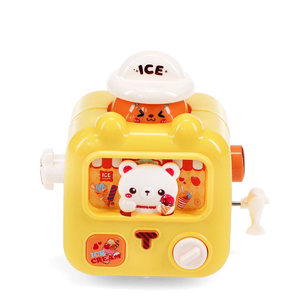 Rex London Wind-Up Ice-Cream Van Racer – Yellow