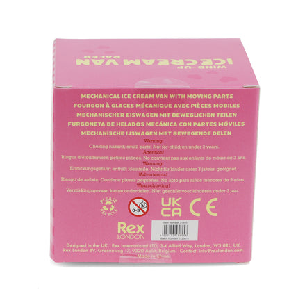 Rex London Wind-Up Ice-Cream Van Racer – Yellow