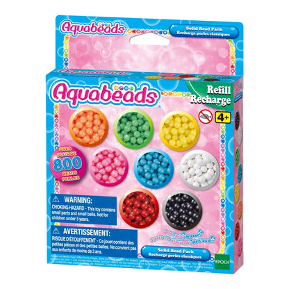Aquabeads Refill Set with Solid Beads