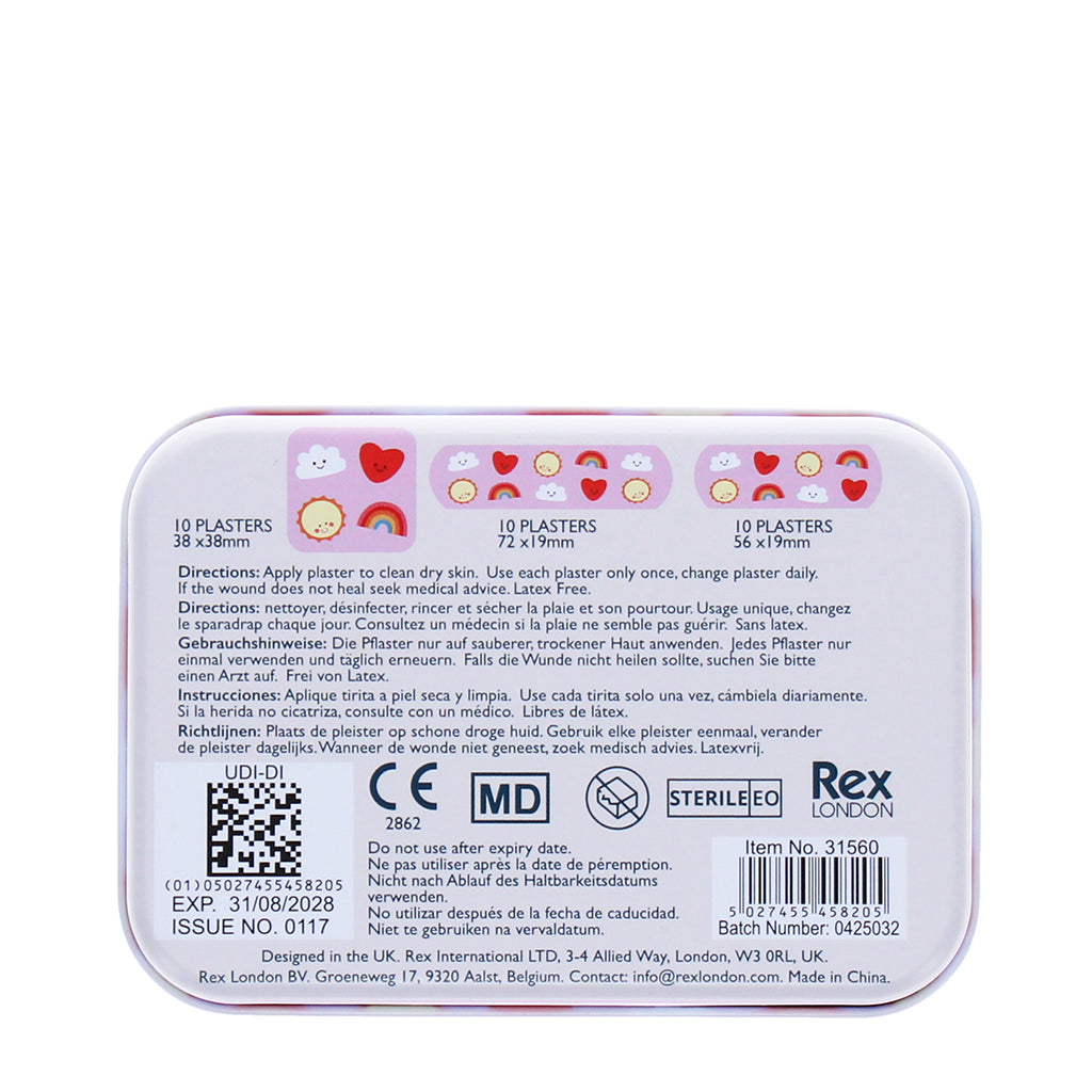 Rex London Bandages, Set of 30 - Kawaii Sunshine Theme