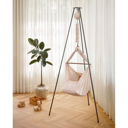 Moonboon Classic Bundle: Cradle Hammock with Connect Classic Motor and Stand - Nature