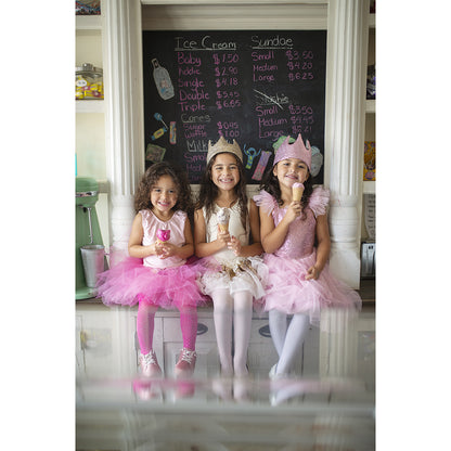 Great Pretenders udklædningstøj, Pink Twirl kjole  - Str. 4-6 år