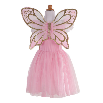Great Pretenders Dress-Up Outfit, Gold Butterfly Dress - Size 6–8 Years