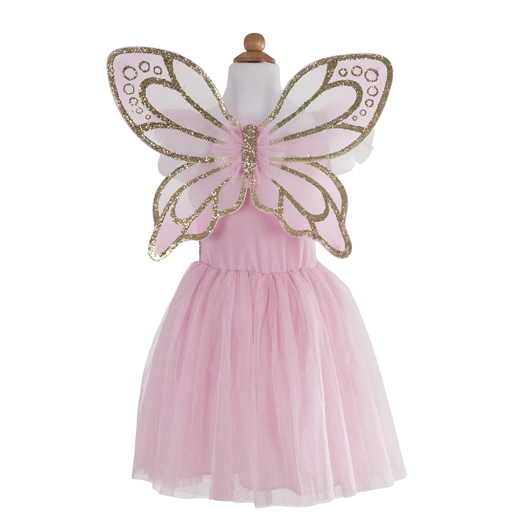 Great Pretenders Dress-Up Outfit, Gold Butterfly Dress - Size 6–8 Years
