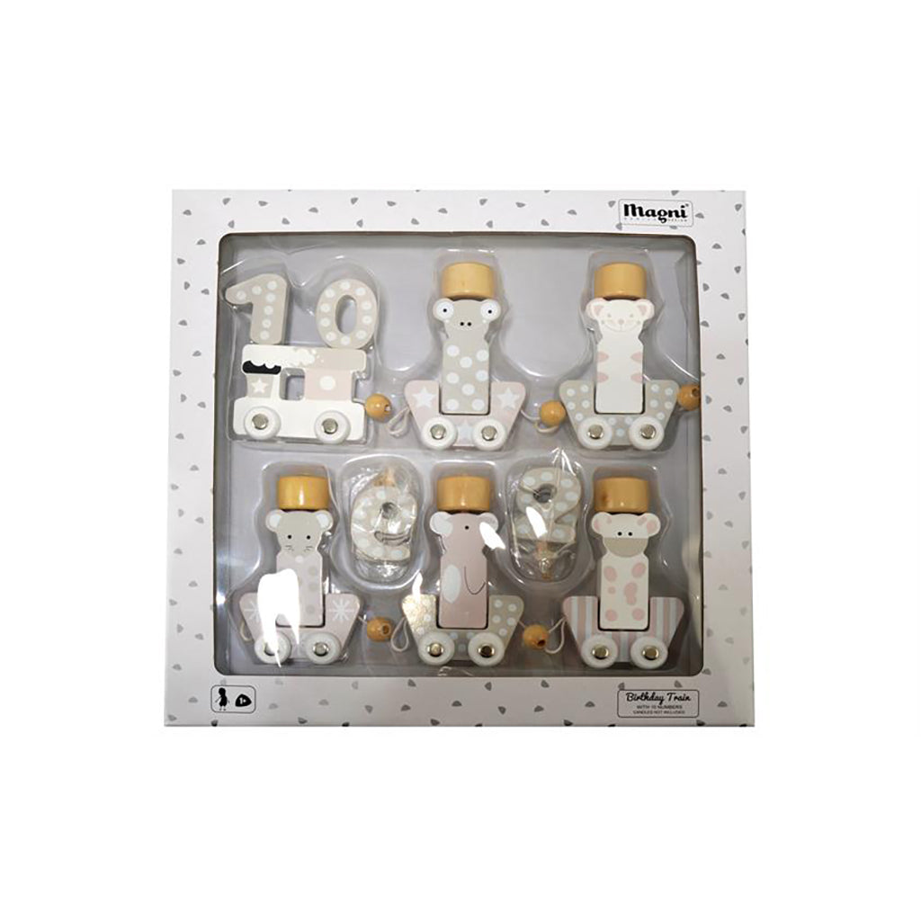 Birthday Train, Animals - White