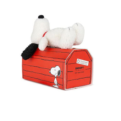 Snoopy Plush, ECO Tiny Teddy Cream, 17 cm - Snoopy Teddy in Gift Box