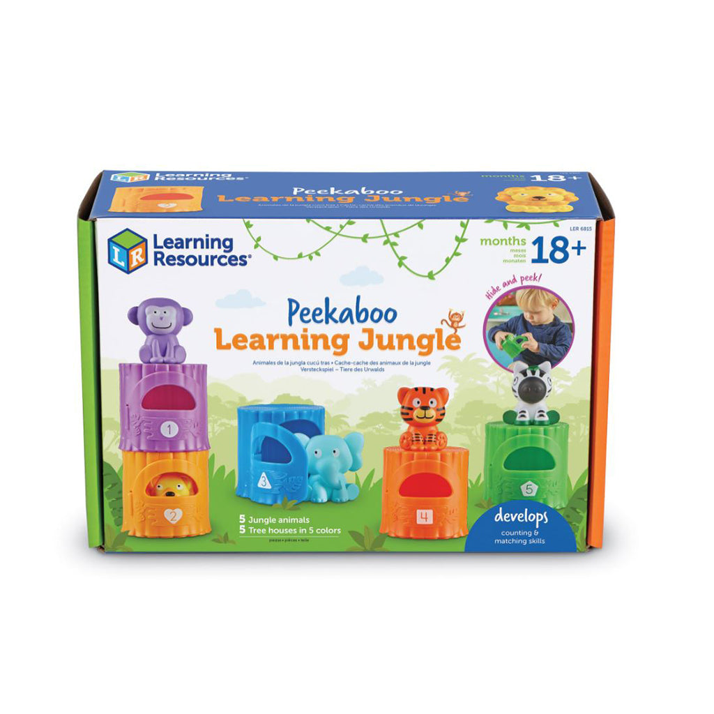 Learn About Numbers and Colors – Activity Set Featuring Jungle Animals