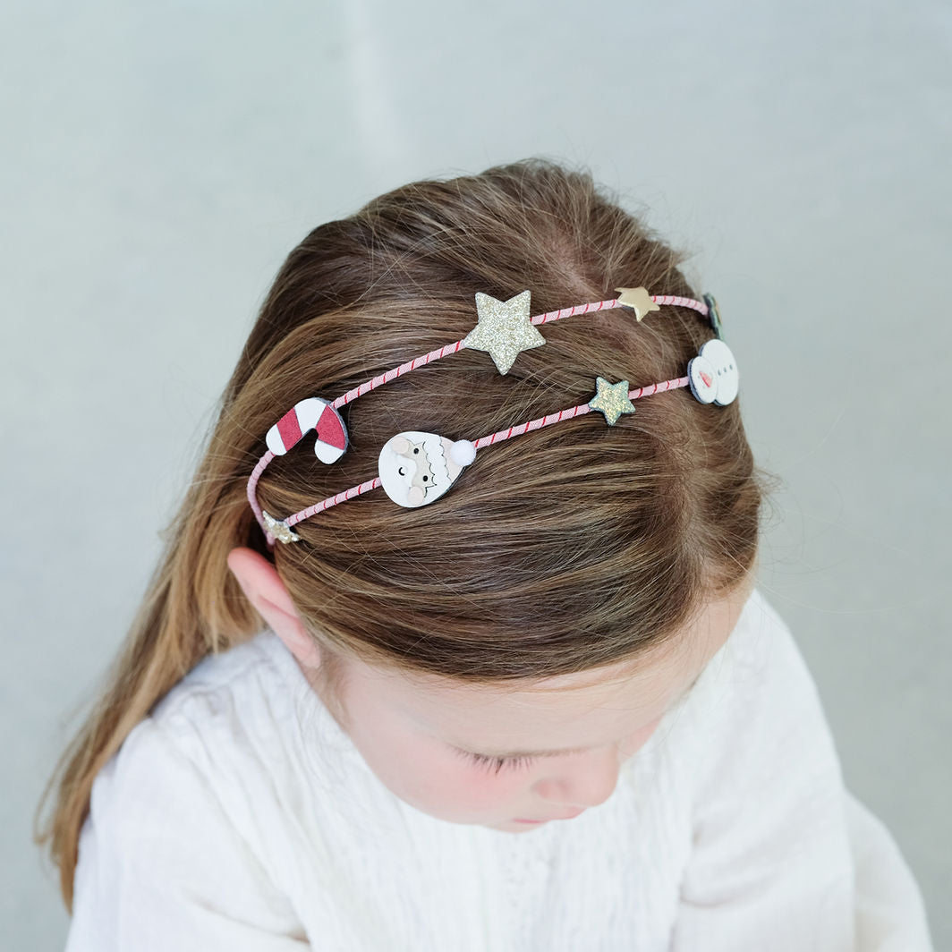 Mimi &amp; Lula hair accessory, Double Headband – Christmas