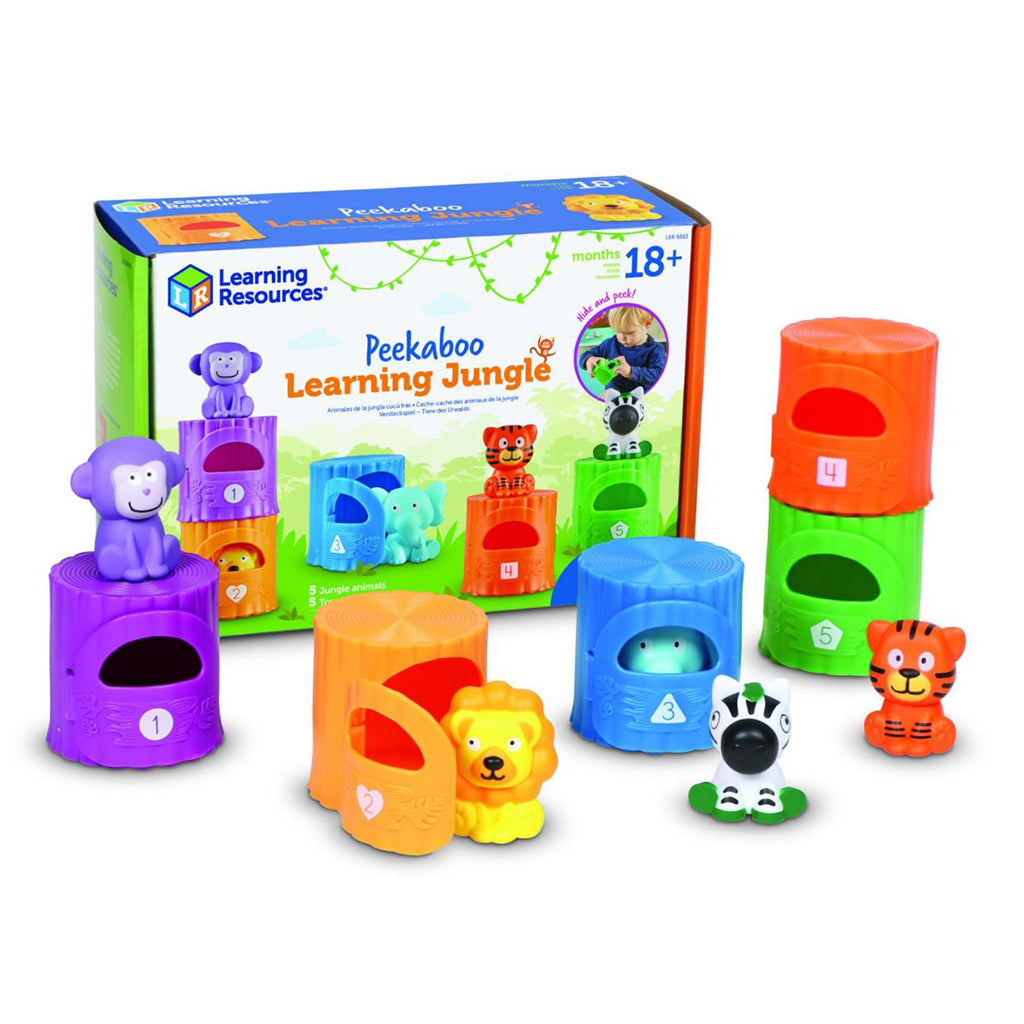 Learn About Numbers and Colors – Activity Set Featuring Jungle Animals