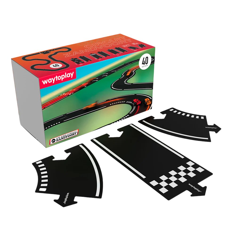 Waytoplay Rubber Race Track, 40 Pieces - Formula 1
