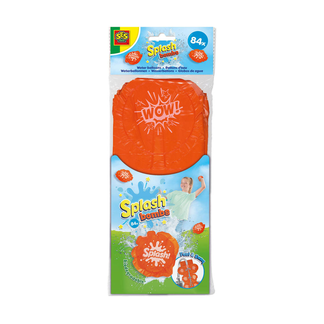 SES Creative Vandballoner, 84 stk bionedbrydelige