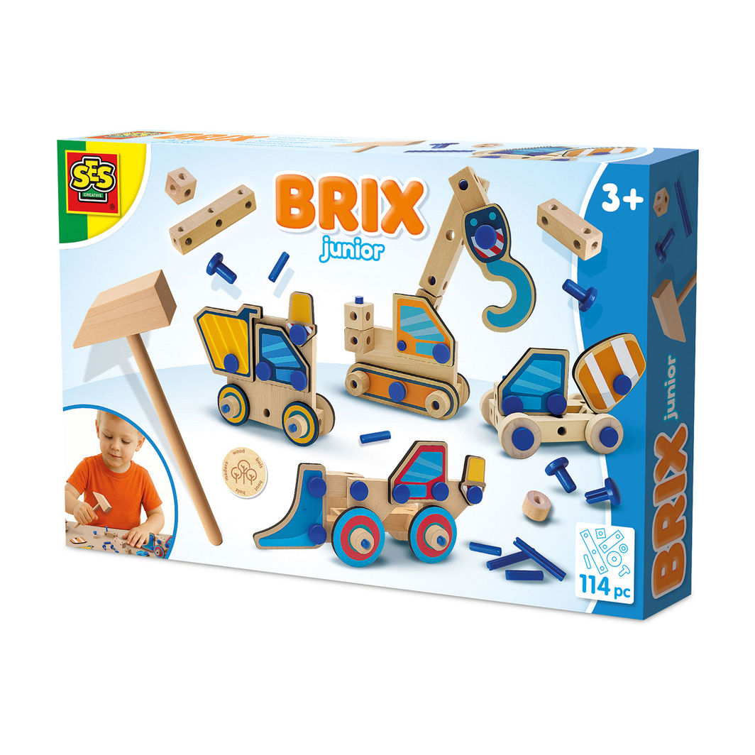 SES Creative Brix Junior, Building Toys – Work Vehicles