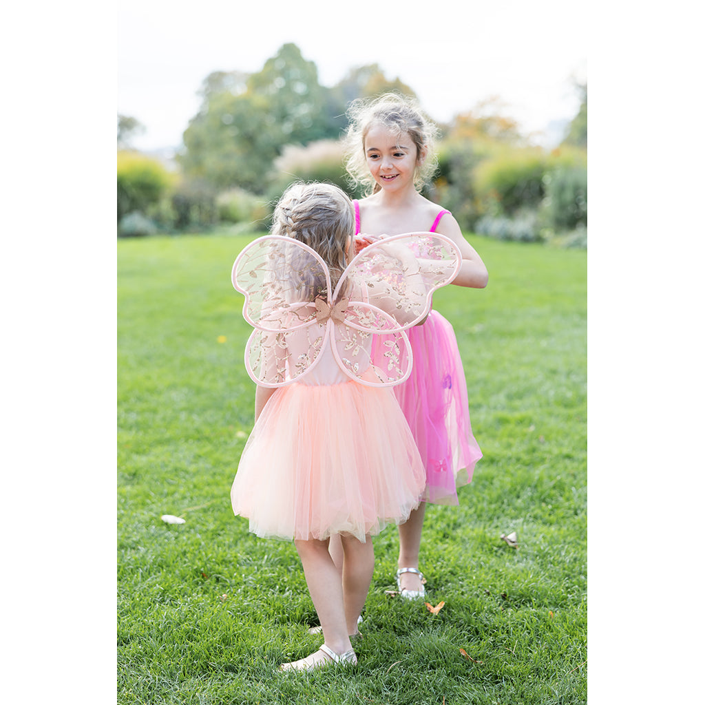 Great Pretenders Costume, Butterfly Dress, Peach - Size 2-6 Years