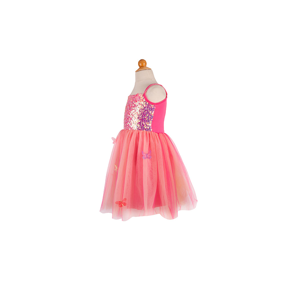 Great Pretenders Dress-Up, Butterfly Dress, Hot Pink – Ages 2-6 Years
