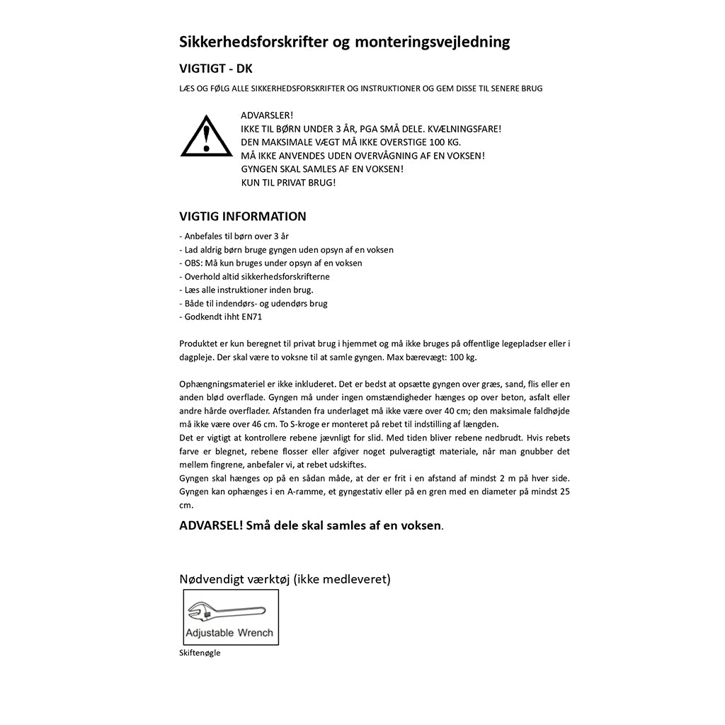 KREA Round Nest Swing, Diameter 70 cm - Black