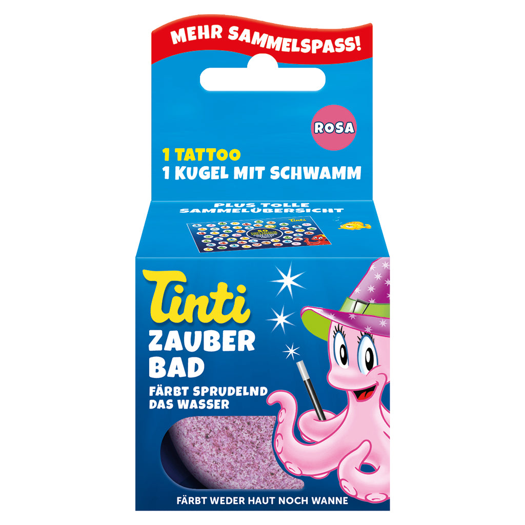 Tinti Bath Bomb Magic Sphere with Tattoo – Pink