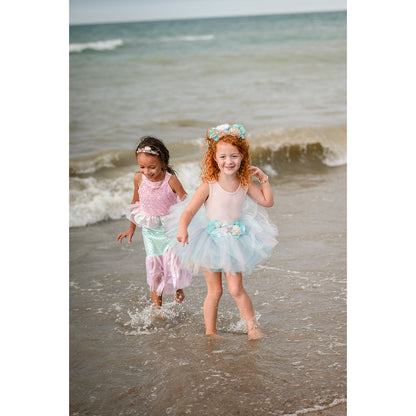 Great Pretenders Dress-up Costume, Mermaid Dress, Misty Pink - Size 3-8 Years