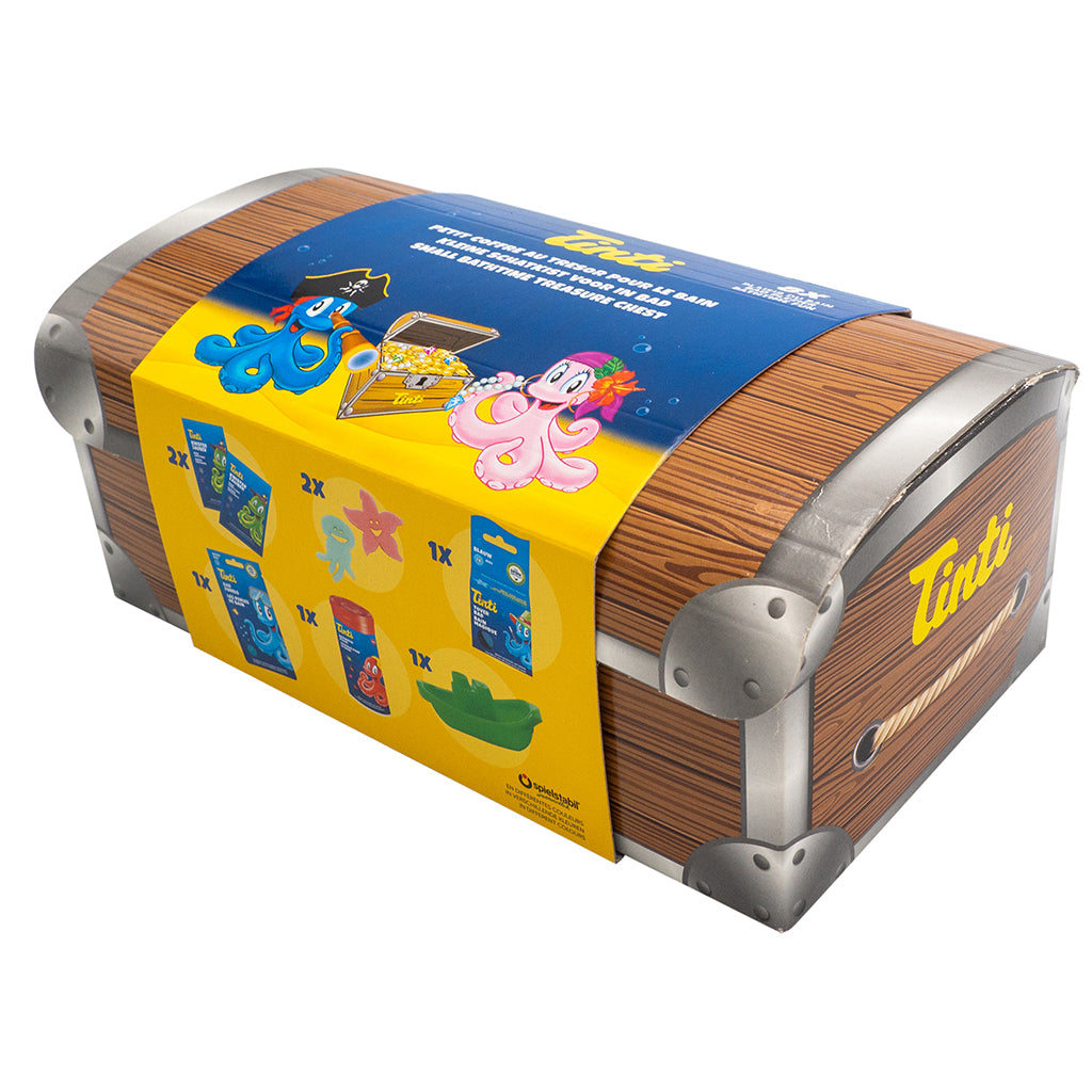 Tinti Treasure Chest with Bath Fun - 8 Pieces