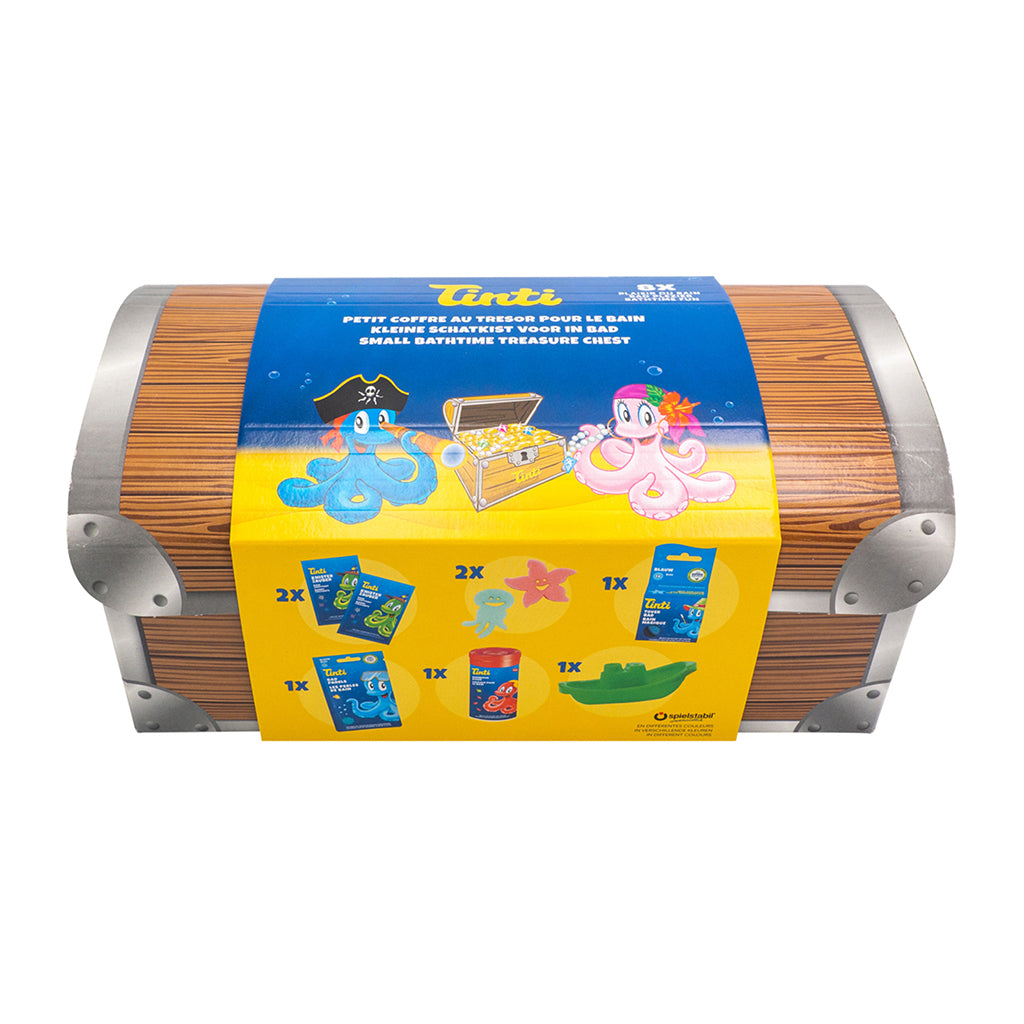 Tinti Treasure Chest with Bath Fun - 8 Pieces
