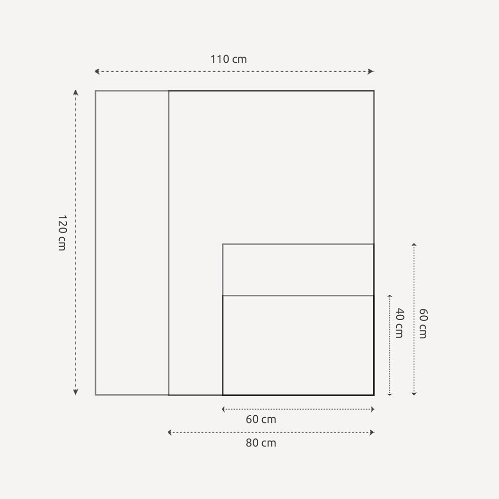 Bulletin Board with Oak Frame, Pinot Noir - 62 x 42 cm