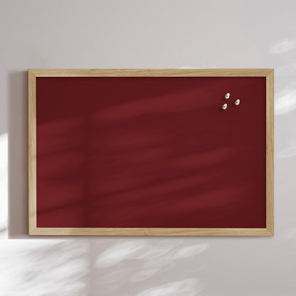 Opslagstavle m. egetræsramme, Pinot Noir - 62 x 42 cm