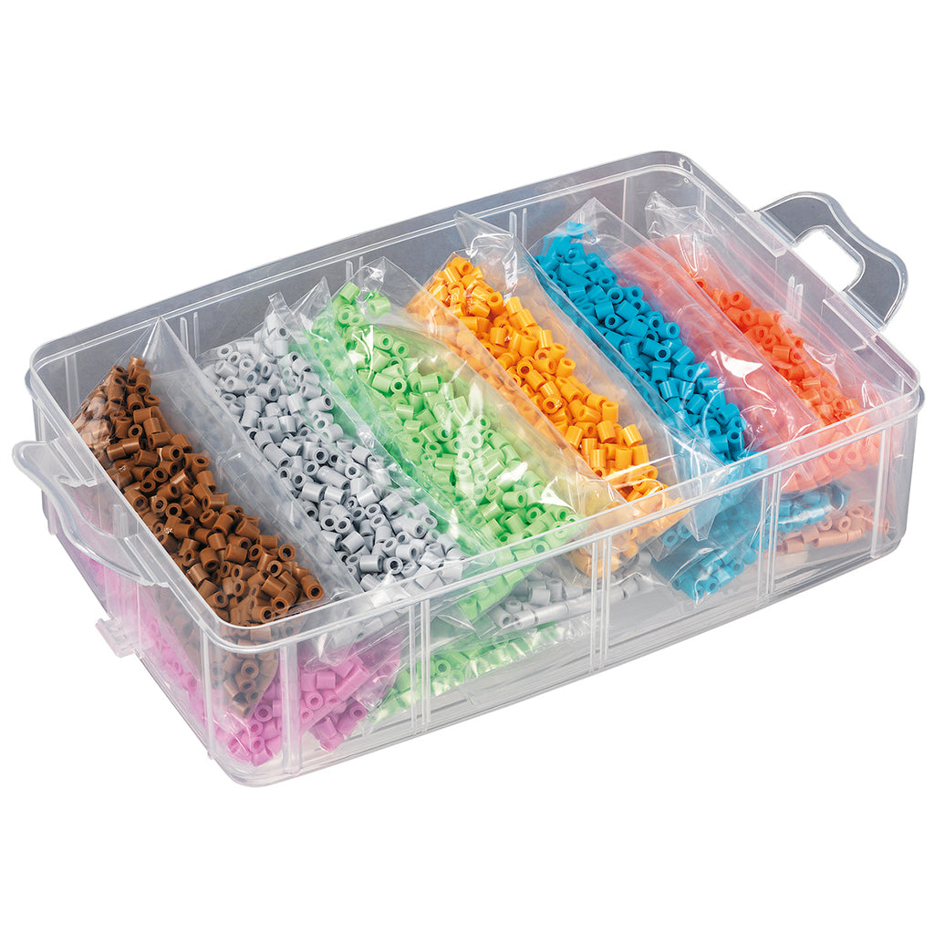Hama Midi, Large Storage Box - with 3 Pegboards and 12,000 Beads