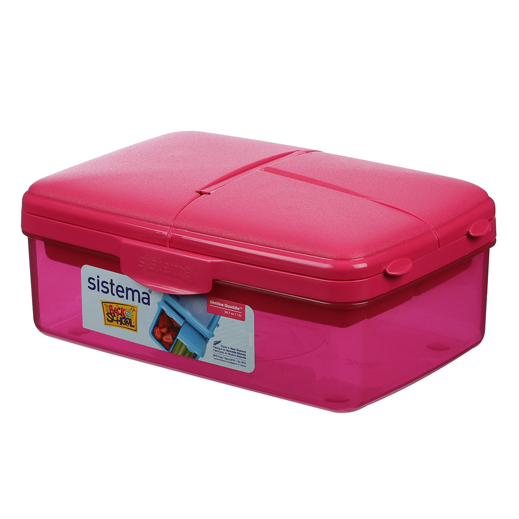 Sistema Ribbon Lunch madkasse, 1.1 L - Pink